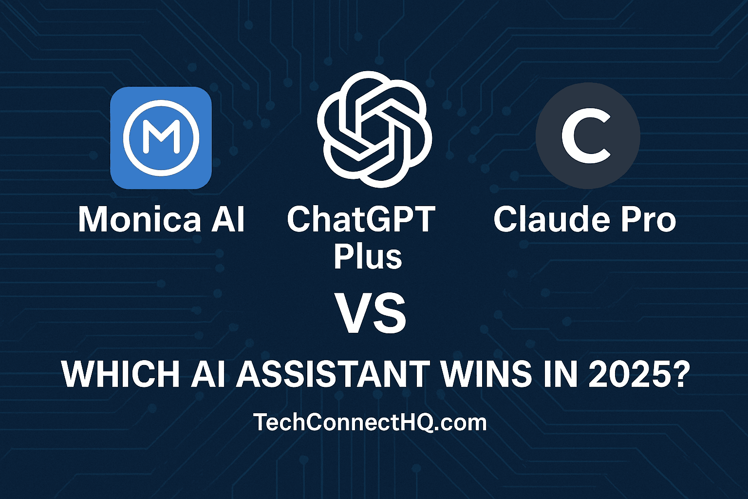 Monica AI vs ChatGPT Plus vs Claude Pro: Which AI Assistant Wins?